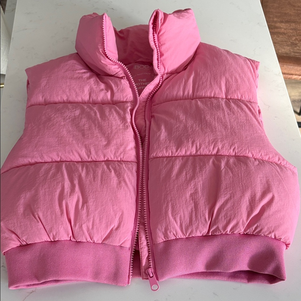 Cotton On Body Pink Puffer Vest